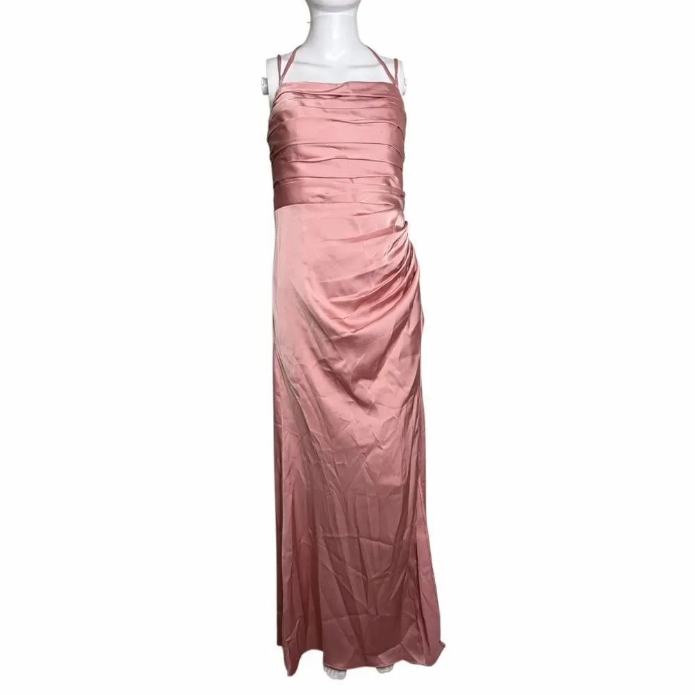 Elegant Pink Evening Gown